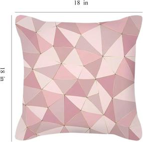 img 3 attached to Aomine Printed Geometry Pillow Cushion