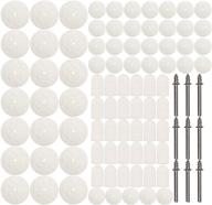 zfe 88pcs wool felt polishing pad kit: point, mandrel & rotary tools accessories logo
