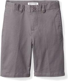 img 4 attached to Amazon Essentials Front Uniform Chino Boys' Clothing ~ Shorts