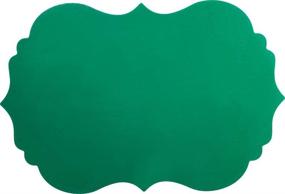 img 2 attached to 🎁 100 Count Holiday Present Stickers, 2 x 3 Inch Green Gift Tags Labels