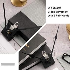 img 1 attached to 🕰️ Upgrade Your Wall Clock with the Long Shaft Clock Replacement Movement - DIY Quartz Mechanism with 2 Pairs of Hands