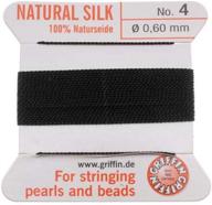 griffin silk beading needle black beading & jewelry making logo