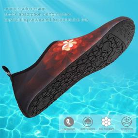img 3 attached to 👣 ANLUKE Water Shoes: Barefoot Aqua Yoga Socks for Women and Men – Quick-Dry Beach Swim Surf Shoes