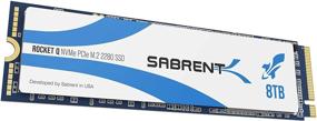 img 4 attached to 💥 Sabrent Rocket Q 8TB NVMe PCIe M.2 2280 SSD: Высокопроизводительный твердотельный накопитель с огненными показателями скорости чтения/записи 3300/2900 МБ/с (SB-RKTQ-8TB)