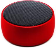 🔊 sodysnay q8 mini bluetooth speaker: 9-hour playtime, 39ft range, dual-driver wireless speaker with superior sound and low harmonic distortion - red logo