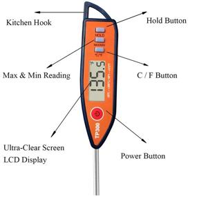 img 2 attached to Thermometer Digital Cooking Kitchen Temperature Kitchen & Dining in Kitchen Utensils & Gadgets