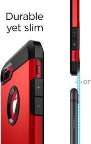 img 2 attached to Spigen Tough Armor [2Nd Generation] Designed For IPhone 8 Plus Case/IPhone 7 Plus Case (2018) - Red