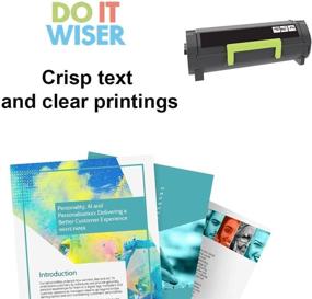 img 2 attached to 🖨️ Do it Wiser Ultra High Yield Printer Toner Cartridge Replacement for Lexmark 50F1U00 501U MS610dn MS610 MS510 MS510dn MS610de MS610dtn MS610dte (20,000 Pages)