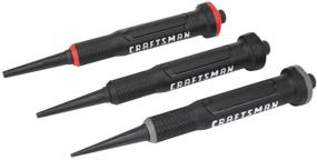 img 3 attached to CRAFTSMAN Center Punch Set: Efficient and Reliable 3-Piece Tool CMHT82541