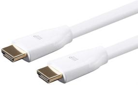 img 3 attached to Monoprice Certified Premium HDMI Cable - 3ft White - 4K@60Hz, HDR, 18Gbps, 28AWG, YUV 4:4:4