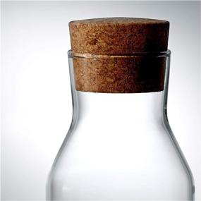 img 2 attached to IKEA Clear Glass Carafe with Stopper - 🍶 3.54 x 11.02 x 3.54 inches - Stylish and Practical