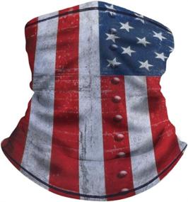 img 4 attached to Seamless Bandanas Festivals American Flag Outdoor Recreation for Paintball