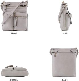 img 3 attached to SG SUGU Lightweight Medium Crossbody Women's Handbags & Wallets and Crossbody Bags