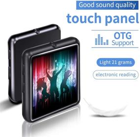 img 3 attached to 🎶 Mymahdi Sport Music Clip - 32GB Bluetooth MP3 Player with FM Radio and Voice Recording Function, Touch Screen Player, Maximum Support up to 128GB in Black