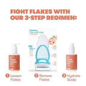 img 2 attached to 🚿 Раствор Cradle Cap Flake Fixer Frida Baby Oh CRP для борьбы с перхотью на коже головы: идеальное решение для сухой кожи головы.