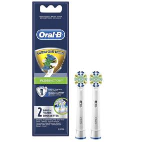 img 4 attached to Oral-B Floss Action Electric Toothbrush Replacement Brush Heads Refill, 2 Pack - Maintain Your Oral Health with Ease