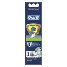 img 3 attached to Oral-B Floss Action Electric Toothbrush Replacement Brush Heads Refill, 2 Pack - Maintain Your Oral Health with Ease