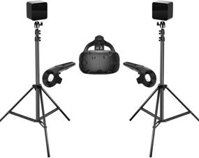 img 3 attached to 📸 Neewer Adjustable Light Stands with Ball Head Adapters for HTC Vive VR, Video, and Product Photography - 2 Packs, 75 inches/190 Centimeters