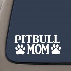 img 2 attached to 🐶 CMI NI269 Наклейка Pitbull Mom: Премиум виниловая наклейка для гордых владельцев питбулей и американских булли.