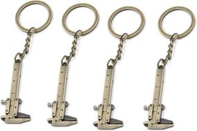 img 4 attached to Fashion Vernier Keychain Precision Miniature Test, Measure & Inspect