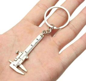 img 1 attached to Fashion Vernier Keychain Precision Miniature Test, Measure & Inspect
