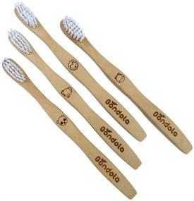 img 3 attached to 🎋 Bamboo Toothbrush Kids: Eco-Friendly Organic Vegan Dental Solution for Children - Soft Bristles (4 Count)