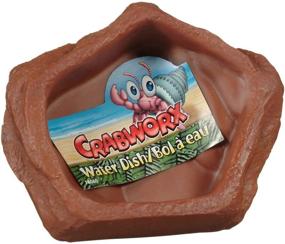 img 1 attached to 🦀 Enhance Your Hermit Crab's Habitat with the Crabworx Water Dish