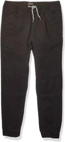 img 3 attached to 👦 DKNY Little Jogger Classic Heather Boys' Apparel