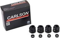 enhance your braking performance with carlson quality front and rear disc brake caliper guide pin boot kit - model 16078 logo