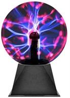 🌟 enhance your living space with the rock your room plasma lamp, 6", black logo