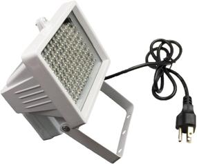 img 3 attached to 🔦 DMetric IR Illuminator: Long Range 80m, Wide Angle 60 Degree for CCTV Camera - Night Vision Lamp 850nm Infrared 96 LED, Waterproof, Indoor Outdoor Security, AC 110V - 220V