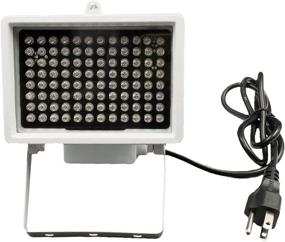 img 4 attached to 🔦 DMetric IR Illuminator: Long Range 80m, Wide Angle 60 Degree for CCTV Camera - Night Vision Lamp 850nm Infrared 96 LED, Waterproof, Indoor Outdoor Security, AC 110V - 220V