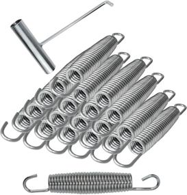 img 4 attached to OK5STAR Trampoline Springs - 20 Pack of 5.5/7 Inch Heavy Duty Stainless Steel Replacement Springs for Trampoline with Spring Tool included