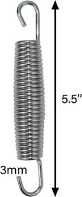 img 3 attached to OK5STAR Trampoline Springs - 20 Pack of 5.5/7 Inch Heavy Duty Stainless Steel Replacement Springs for Trampoline with Spring Tool included