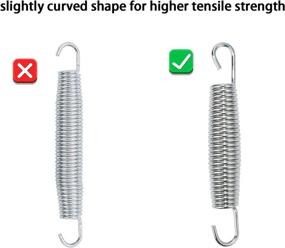 img 1 attached to OK5STAR Trampoline Springs - 20 Pack of 5.5/7 Inch Heavy Duty Stainless Steel Replacement Springs for Trampoline with Spring Tool included