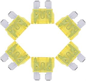 img 1 attached to 🔌 Kodobo 100 Pack Auto Fuses 20 AMP ATC/ATO - Top Quality Standard Fuse Blades for Car, Truck, Boat, Marine, RV (100Pack)