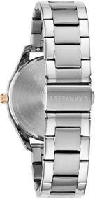 img 2 attached to Caravelle Quartz Ladies Stainless Two Tone Women's Watches for Wrist Watches