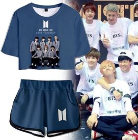 img 2 attached to 👕 Shop the Bangtan Casual T-Shirt: J-Hope Support for Boys' Clothing Sets