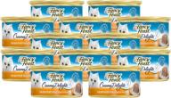 🐱 fancy feast purina creamy delights chicken feast with a touch of real milk - 12 cans (3 oz each): a delectable treat for your feline friend logo
