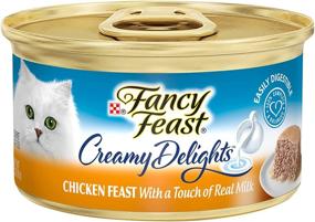 img 3 attached to 🐱 Fancy Feast Purina Creamy Delights Chicken Feast with A Touch of Real Milk - 12 Cans (3 oz Each): A Delectable Treat for Your Feline Friend