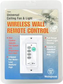 img 3 attached to Effortless Control: Westinghouse Lighting 7787500 Wireless Ceiling Fan and Light Wall Control