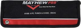 img 1 attached to 🛠️ Mayhew 61005 6-Piece Punch & Chisel Set