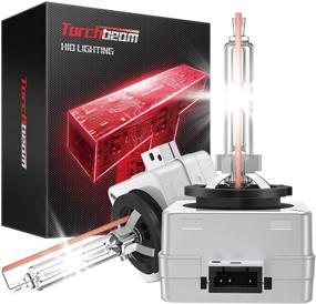 img 4 attached to Torchbeam D3S HID Headlight Bulbs | 6000K Diamond White | High/Low Beam | 5 Years Lifespan | Xenon Replacement Bulbs | Metal Stents Base | 12V Car | Pack of 2