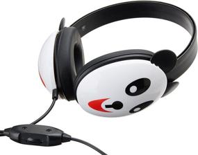 img 1 attached to Califone 2810-PA Panda Design Listening First Kids Stereo Headphones, Compatible with PC and Apple Devices