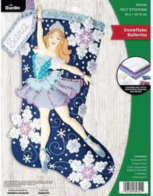 img 4 attached to Bucilla Snowflake Ballerina Needlepoint 89324E