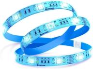 🌈 улучшите свою атмосферу с gidealed rgbcct extension lightstrip plus: 1м rgbww светодиодная лента с 90 светодиодами - регулируемая яркость и универсальное продолжение ленты. логотип