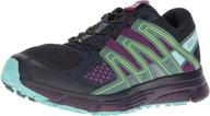 👟 salomon women's x mission running shoes - sargasso bluestone in athletic style logo