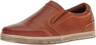 propet logan mens slip brown logo