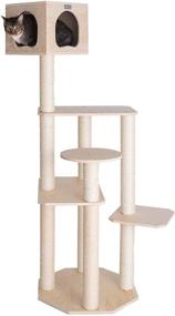 img 3 attached to Armarkat S6905 Premium Solid Wood 69-Inch Cat Tree Tower