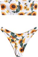 sweatyrocks bathing strapless bandeau swimwear women's clothing in swimsuits & cover ups logo